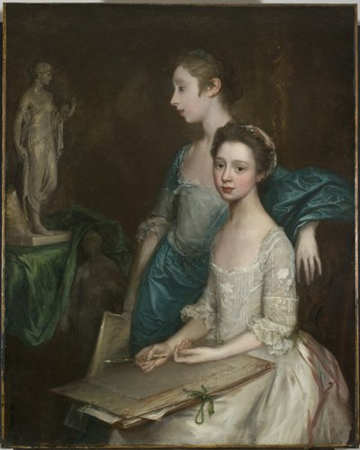 Porträt der Töchter des Künstlers, ca. 1763-64 von Thomas Gainsborough